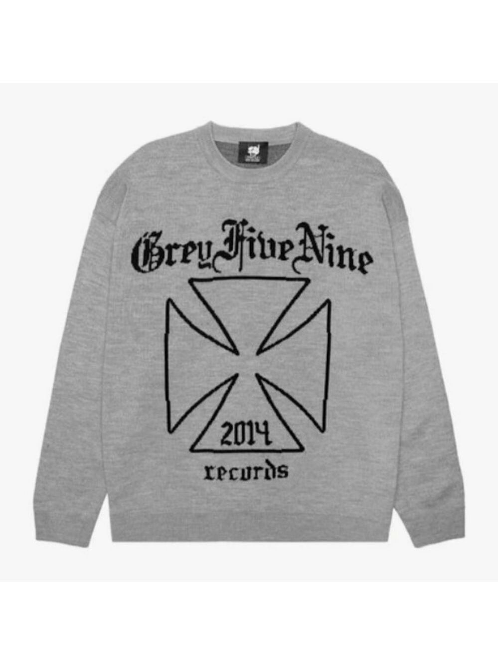 G59 Records Knitted Sweater Grey XXXL